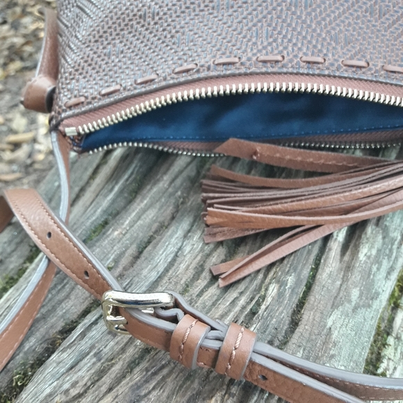 Real Leather Bohemian Bag Fringe Tassel Genuine - Picture 6 of 12